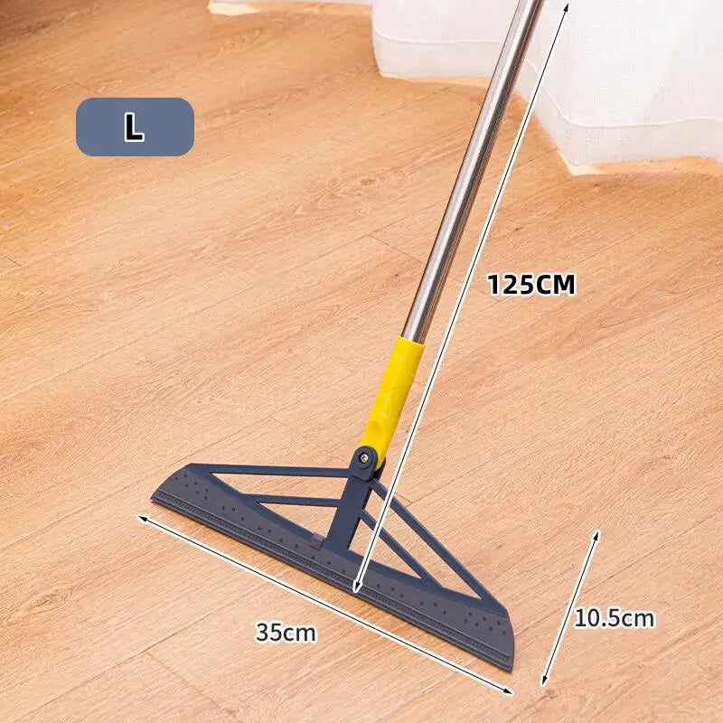 180° Rotatable Magic Rubber Broom Silicone Mop Hand Dust Brooms Home Floor Cleaning Squeegee Wiper Flooring Household Utensils