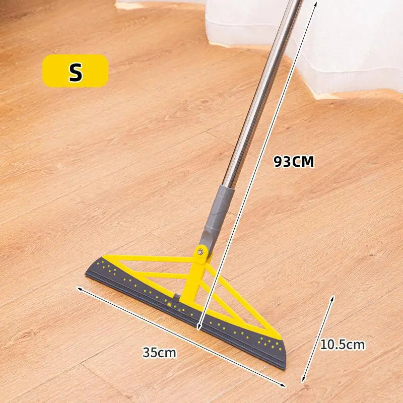 180° Rotatable Magic Rubber Broom Silicone Mop Hand Dust Brooms Home Floor Cleaning Squeegee Wiper Flooring Household Utensils