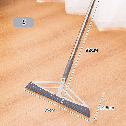 180° Rotatable Magic Rubber Broom Silicone Mop Hand Dust Brooms Home Floor Cleaning Squeegee Wiper Flooring Household Utensils