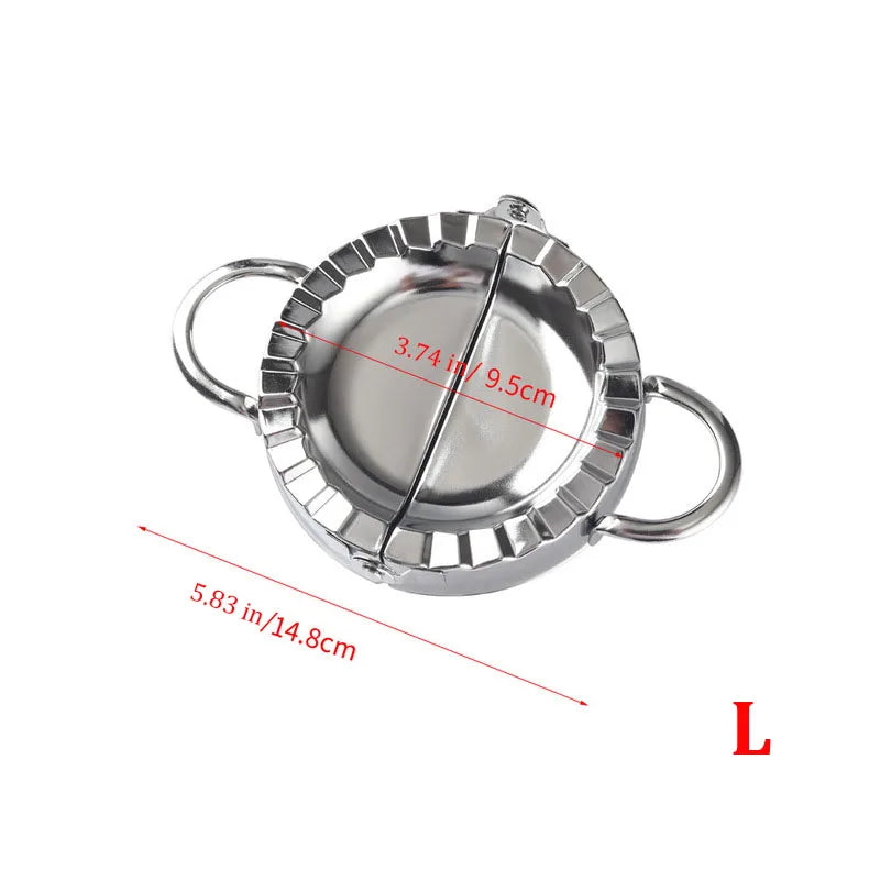 Stainless Steel Dumplings Tool Dumpling Mold Household Manual Press Kitchen Pastry Baking Dumpling Maker Accessories