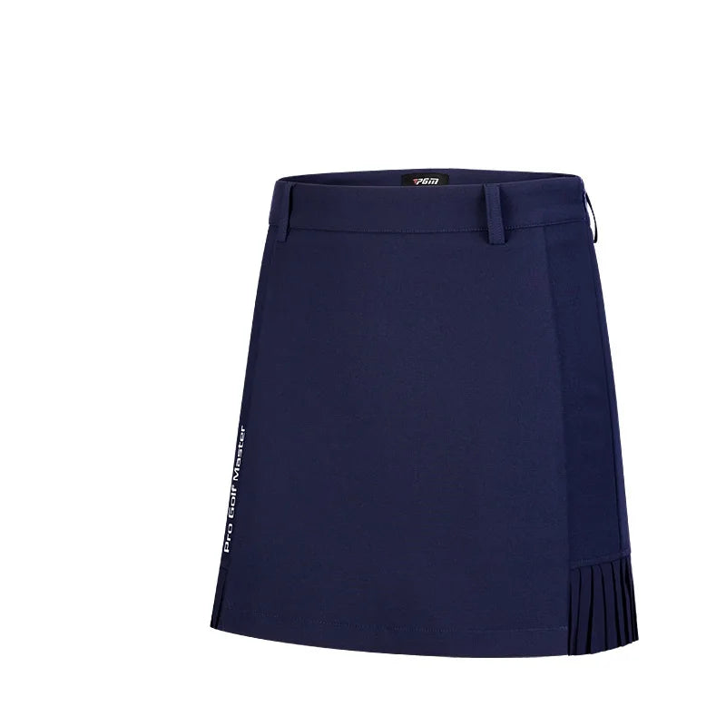 PGM Golf Apparel Summer Women Golf Skirt Pleated Tennis Skirt Ladies Casual Fashion Sports Skorts High Waist Quick Dry Shorts