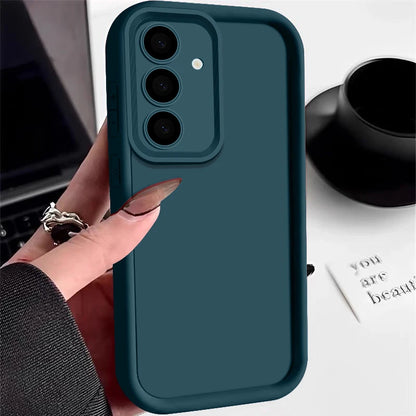 Soft TPU Case For Samsung Galaxy A55 A54 A53 A35 A15 A16 A25 5G S24 S23 S22 S25 Ultra S23 FE Candy Color Silicone Phone Cover