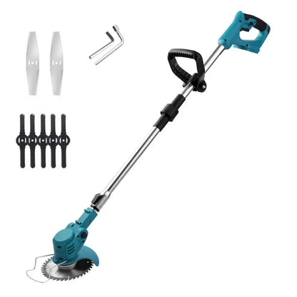 Cordless Lawn Mower Handheld Electric Grass Trimmer Adjustable Garden Tools For Makita 18V Battery