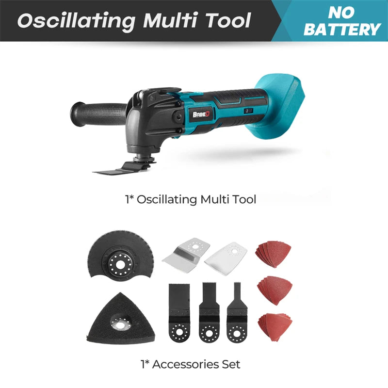 Electric Multifunction Oscillating Multi-Tools Cordless Trimmer Saw Renovator Electric Saw Power Tools for Makita 18V Battery