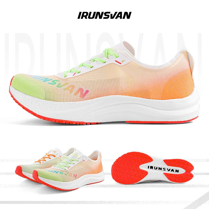 IRUNSVAN  GUANJUE TOP 1.0 for Unisex 2024 New Professional Marathons Running Shoes Breathable Anti-slip Shock-Absorbant Sneakers