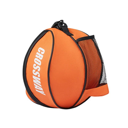 1PC Adjustable Shoulder Strap 2 Side Mesh Pockets Basketball Bag Sports Ball Bag Soccer Shoulder Bag Holder Carrier