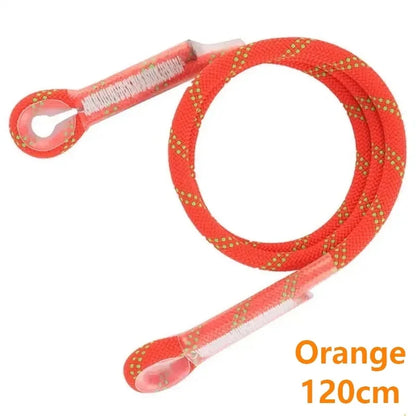 Outdoor Rock Climbing Lanyard 10.5mm Static Rope 20kN Protective Eye-to-eye Pre-Sewn Cord Loop Sling Mountaineering Equipment