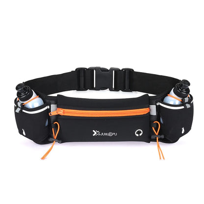 Man/Woman Marathon Trail Running Waist Pack For Phone Water Bottle Sports Fanny Pack Fitness Dual Pocket Running Belt Waist Bag