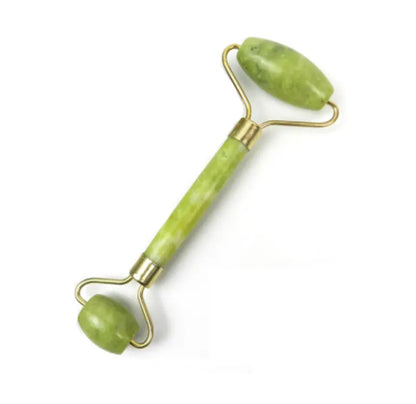 Skin Care Quartz Stone Natural Face Jade Roller Set Cooling Eye Gua Sha Tool Facial Beauty Massage For Face Jade Wheel Vulcanic