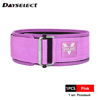 Quick Locking Weightlifting Belt Adjustable Nylon Gym Workout Belts for Men and Women Deadlifting Squatting Lifting Back Support