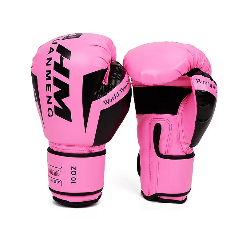 Boxing Gloves Sparring Gloves for Men PU Leather Sandbag Bag Muay Thai Fighting Combat Adult Muay Thai Competition Glove