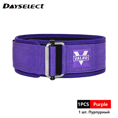 Quick Locking Weightlifting Belt Adjustable Nylon Gym Workout Belts for Men and Women Deadlifting Squatting Lifting Back Support