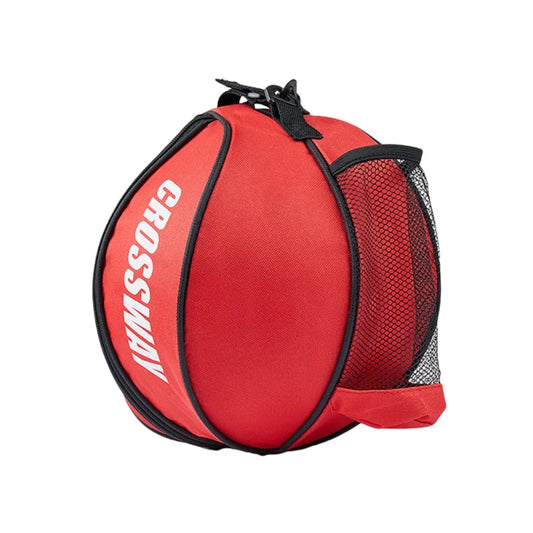 1PC Adjustable Shoulder Strap 2 Side Mesh Pockets Basketball Bag Sports Ball Bag Soccer Shoulder Bag Holder Carrier