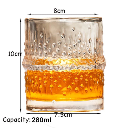 Whiskey Glasses,Scotch Glasses,Old Fashioned Whiskey Glasses/Perfect Gift for Scotch Lovers/Style Glassware for Bourbon/Rum