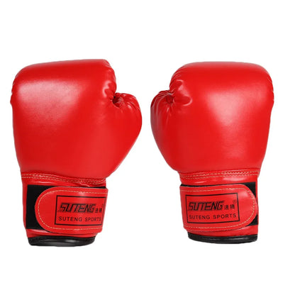 2pcs Kids Boxing Gloves PU Leather MMA Fighting Gloves Punching Bag Kickboxing Thai Gloves Professional for Kids Child Training