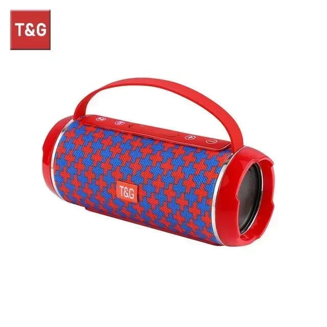 T&G Bluetooth Speaker TG116c TWS Wireless Powerful Box Portable Outdoor Speakers Waterproof Subwoofer 3D Stereo Sound HandsFree