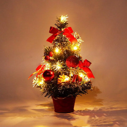 20/30/40cm Christmas Tree Home Bedroom Party Decorations Artificial Christmas Tree Children DIY Handicraft 2025 New Year Gift