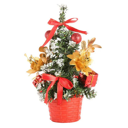 20/30/40cm Christmas Tree Home Bedroom Party Decorations Artificial Christmas Tree Children DIY Handicraft 2025 New Year Gift