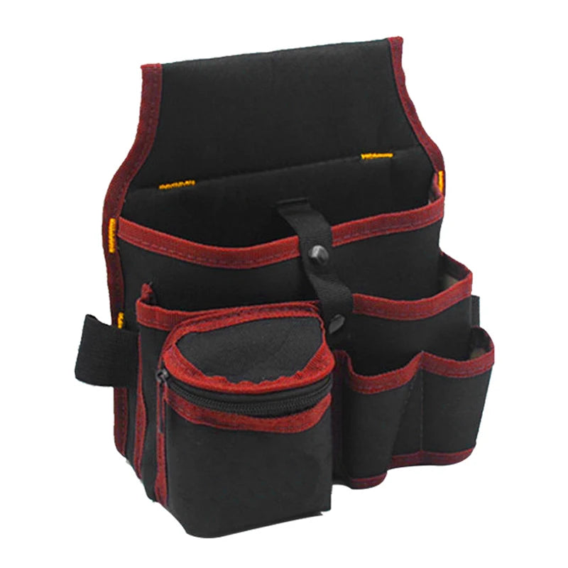 Multi-Function Tool Bag Oxford Cloth Electrician Bag Multi-Pocket Waterproof Anti-Fall Waist Bag Organizers Tool Bag