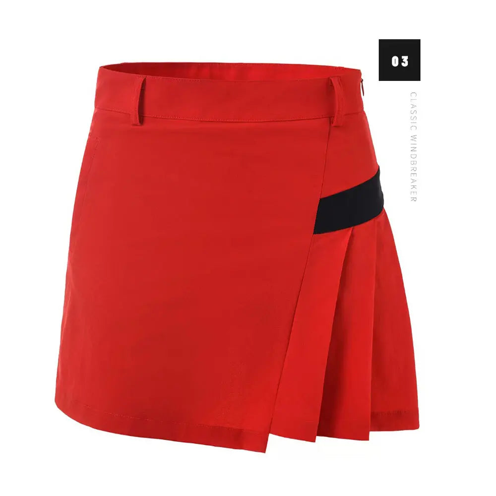 New Women's Spring/Summer Golf Skirt Tennis Short Skirt Comfortable, Breathable, Fashionable, Free Shipping