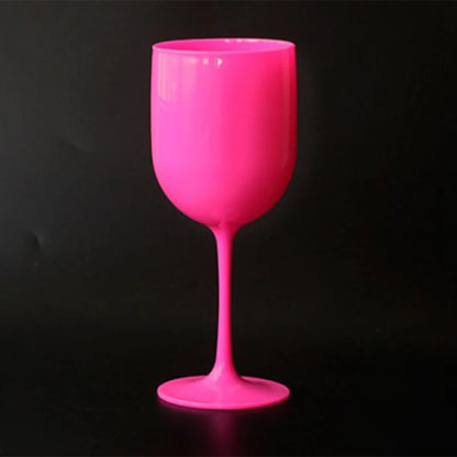 Plastic Red Wine Glasses Reusable Champagne Glasses PP Plastic Wine Glasses Dishwasher Safe Champagne Glasses Reception Supplies