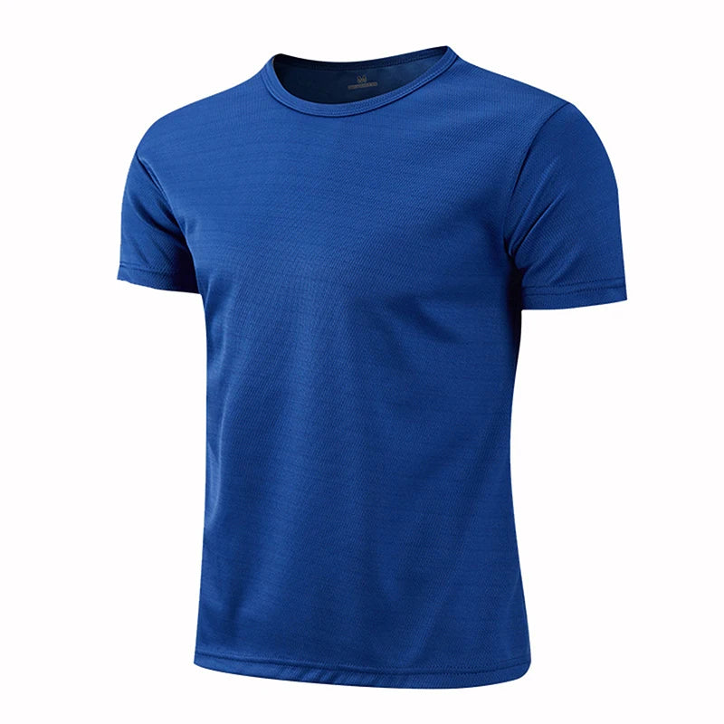 Men Women Quick Dry Short Sleeve Sport T Shirt Gym Jerseys Fitness Shirt Trainer Running T-Shirt Teenager Breathable Sportswears