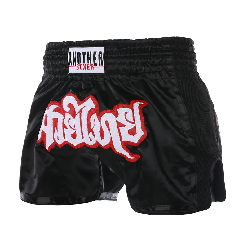 MMA Shorts for Kids & Adults, Muay Thai Shorts Boxing, Embroidered, Martial Arts Clothing for Muay Thai and Taekwondo Training