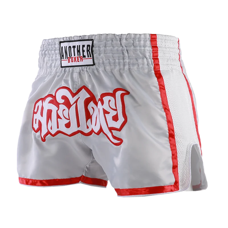 MMA Shorts for Kids & Adults, Muay Thai Shorts Boxing, Embroidered, Martial Arts Clothing for Muay Thai and Taekwondo Training