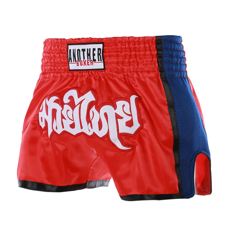 MMA Shorts for Kids & Adults, Muay Thai Shorts Boxing, Embroidered, Martial Arts Clothing for Muay Thai and Taekwondo Training