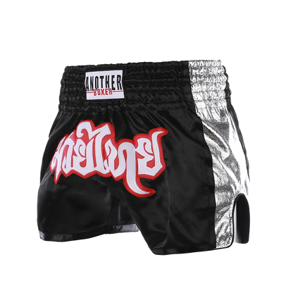 MMA Shorts for Kids & Adults, Muay Thai Shorts Boxing, Embroidered, Martial Arts Clothing for Muay Thai and Taekwondo Training