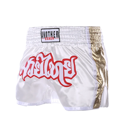 MMA Shorts for Kids & Adults, Muay Thai Shorts Boxing, Embroidered, Martial Arts Clothing for Muay Thai and Taekwondo Training