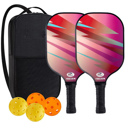 Pickleball Paddles USAPA Approved Set Rackets Honeycomb Core 4 Balls Portable Racquet Cover Carrying Bag Gift Kit Indoor Outdoor