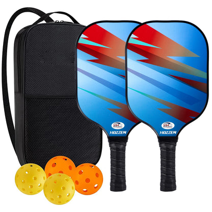 Pickleball Paddles USAPA Approved Set Rackets Honeycomb Core 4 Balls Portable Racquet Cover Carrying Bag Gift Kit Indoor Outdoor