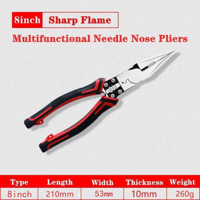 Multi Graph Multifunctional Alicate Diagonal Pliers Needle Nose Hardware Tools Universal Wire Cutters Electrician Bocorese