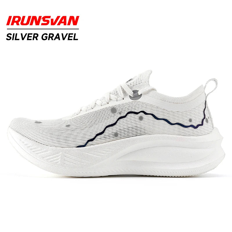 IRUNSVAN Men's Carbon Plate Sneakers Professional Marathon Racing Running Shoes  Comfortable Sports Shoe High Quality Men's Shoe