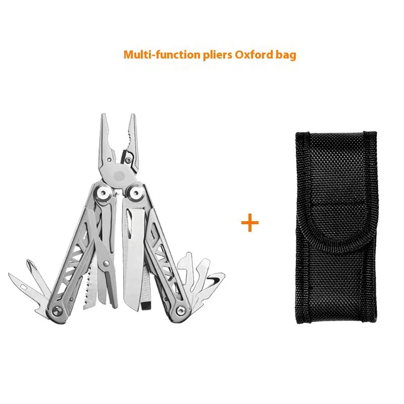 Multi-functional Pliers Stainless Steel Outdoor Multi-purpose Tool Emergency Knife and Scissors Combination Needle Nose Pliers