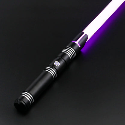 TXQSABER Lightsaber Neo Pixel Heavy Dueling RGB Laser Sword Metal Hilt Smooth Swing Blaster Cosplay Jedi Luminous Kids Toys