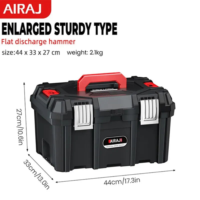 AIRAJ Multifunctional Plastic ABS Tool Storage Box Multiple Specifications with Handle Portable Tool Organizer