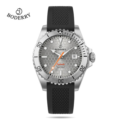 Boderry Seaturtle Titanium Diver Watch Men Luxury Bronze Watches Automatic Mechanical Wristwatch Sport 100M Waterproof Luminous