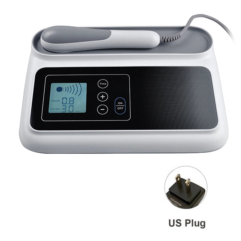 Ultrasonic Therapy Machine For Pain Relief Muscle Joints Massage No Drug Ultrasound 1MHz Physiotherapy Device LCD Screen Display