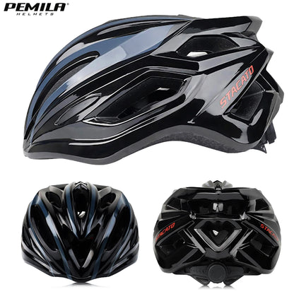 PEMILA New Ultralight Cycling Helmet Cycling Safety Cap Bicycle Helmet for Women Men Racing Bike Equipments MTB Bike Helmet 180g