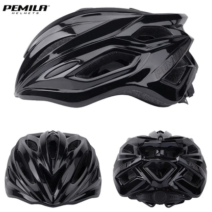 PEMILA New Ultralight Cycling Helmet Cycling Safety Cap Bicycle Helmet for Women Men Racing Bike Equipments MTB Bike Helmet 180g