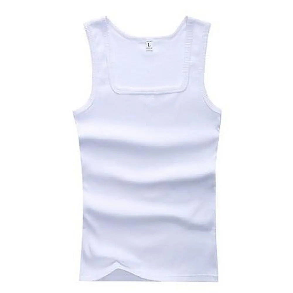 HOT Summer Plus Size Male Clothes Tank Tops 100% Pure Cotton Sleeveless Fitness T-shirt Elastic Bodybuilding Vest For Men Women