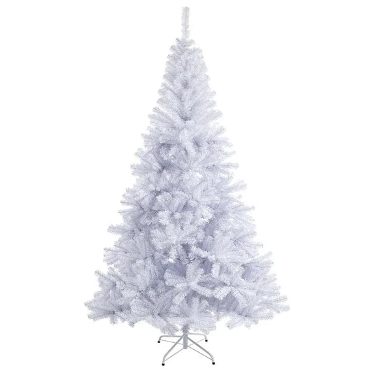 4/5/6ft Artificial Christmas Pine Tree Xmas Tree Holiday New Year Decoration with Sturdy Metal Stand White Pink Crismas Tree