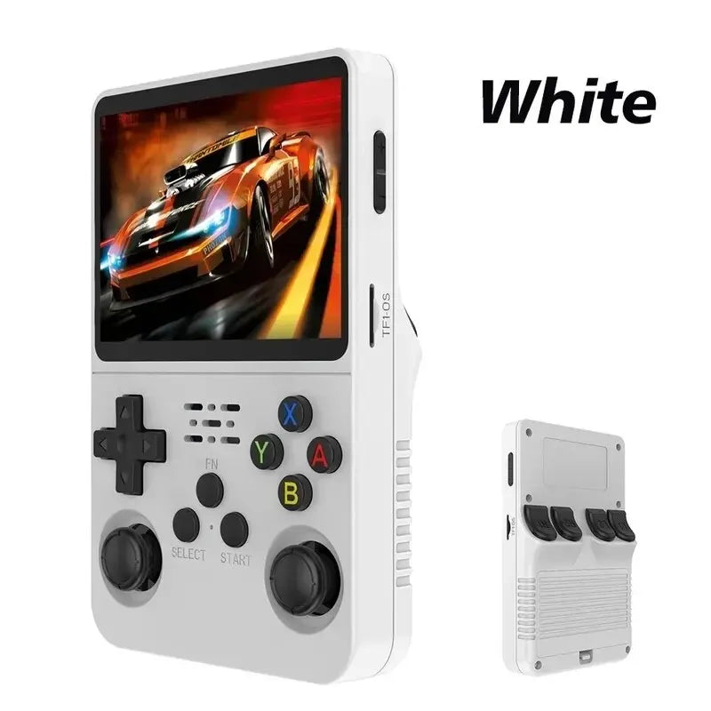 Open Source R36S Retro Handheld Video Game Console Linux System 3.5 Inch IPS Screen Portable Pocket Video Player 64GB Games