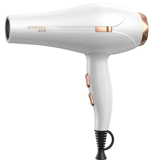 New Quick Drying Hair Dryer US/UK/EU Plug Household Blue Light Cold and Hot Air 110V/220V Hammer Hair Dryer