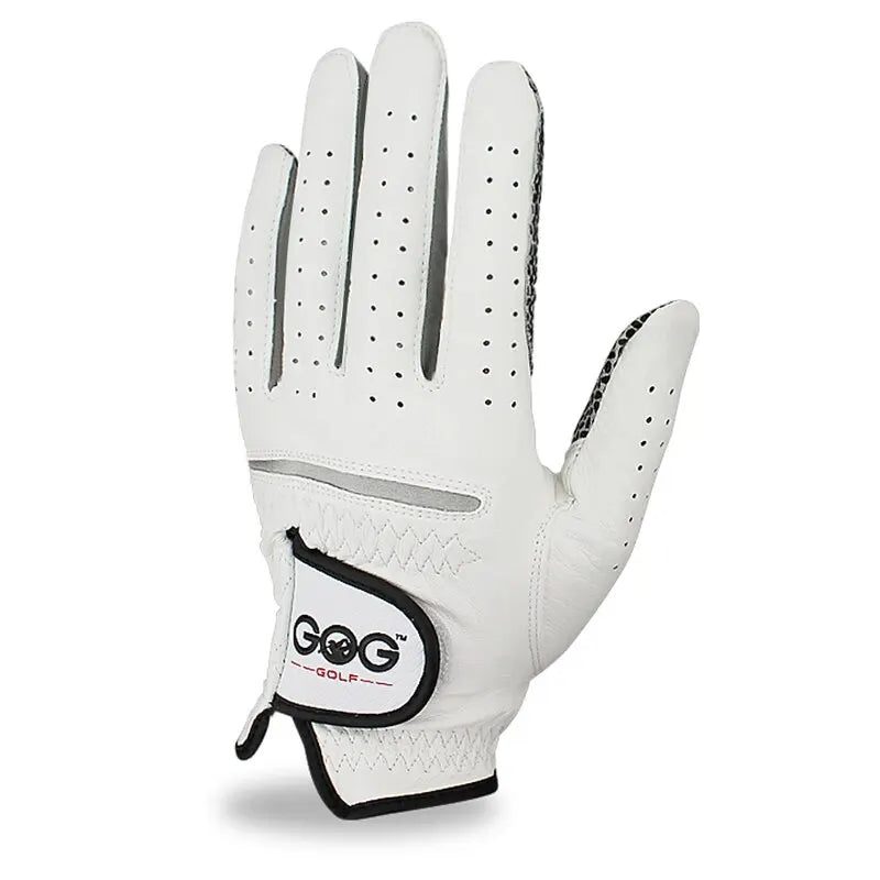 Pack 1 Pc Golf Gloves Men's Left/Right Hand Soft Breathable Pure Sheepskin With Anti-slip Granules Golf Gloves Golf Men