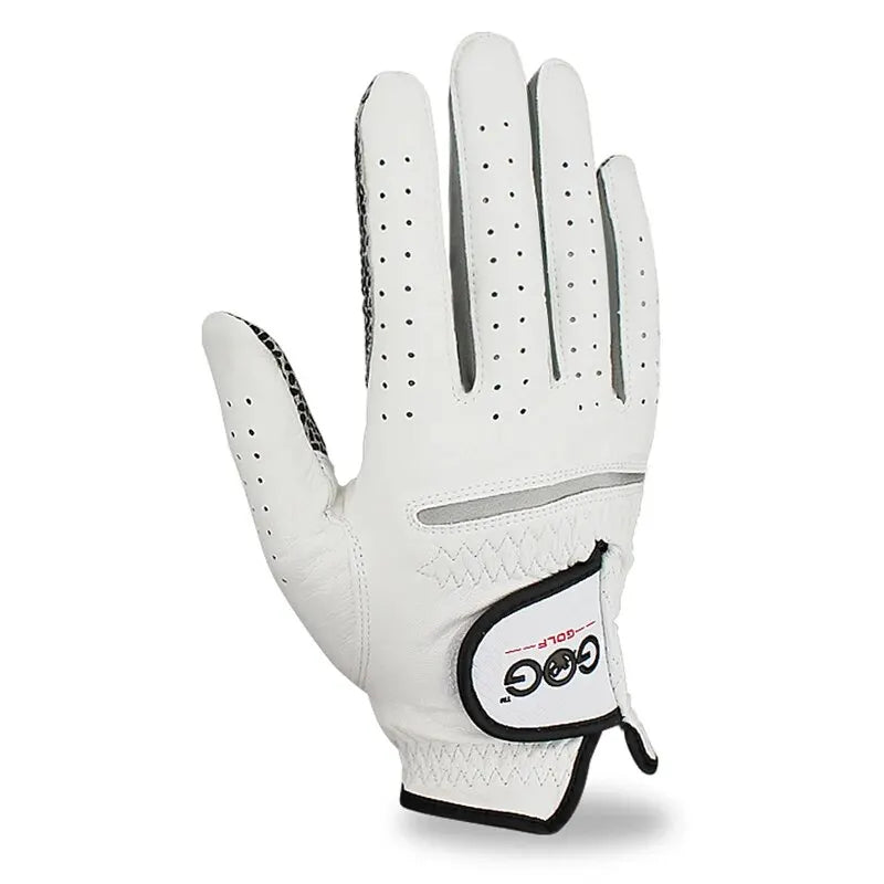 Pack 1 Pc Golf Gloves Men's Left/Right Hand Soft Breathable Pure Sheepskin With Anti-slip Granules Golf Gloves Golf Men