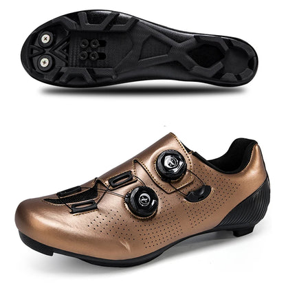 New Cycling Shoes Men's Mtb Sneakers Road Spd Cleat Mountain Self-Locking Bike Shoes Women Bicycle Non-slip Footwear Speed