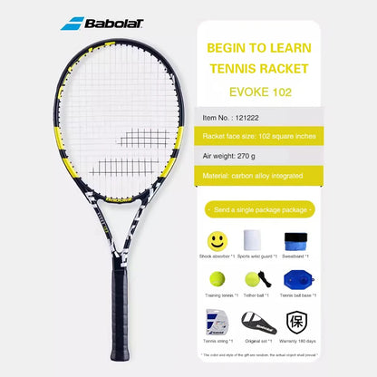 Original Babolat Tennis Racket Adult Male And Female Training Tennis Racket with Backpack Bag Accessories